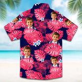 Custom Tropical Shirt – Personalized Photo Print for Beach Days